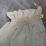 New Leisure Version Vertical Collar Lotus Leaf Trim Pendent Shirt 1214085001-Outfit