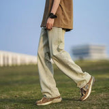 Tide Jeans Boys' Autumn Trousers Casual Straight Men's Pants-Outfit
