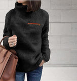 Sweater In Autumn 2025 Women's Fashion Zipper High-Neck Bottom