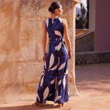 Fashion Temperament Round-Neck Printing In The Summer Of
