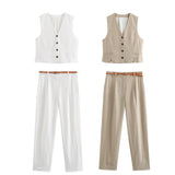 New Vest 2753136 With Belt Trousers 2753036-Outfit