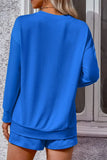 Graphic Dropped Shoulder Top and Shorts