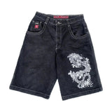 Baggy Denim Shorts Harajuku Y2K Jeans Hip-Hop Vintage Summer Brother-Outfit