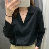 Sleeve White Blouse Blouse Women Blusas Mujer De Moda 2021 V-Neck Office Lady Chiffon Blouse Shirt Women Shirts Blusas