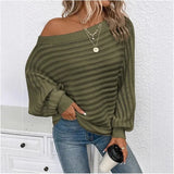Temperament V-Neck Long-Sleeved Open-Shirted Women's Sweater Bump-Colored Bag Side With Pocket Casual
