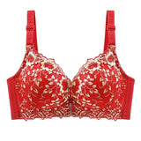 Sale Fashion Sexy Bra Gather Soft Comfortable Lace Embroidery Women's Underwear Push Up Brassiere Plus Size CD Cup