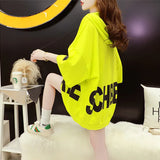 Price 6535 Cotton Official Picture Summer 2024 Tide Brand Loose Hooded Design A Minority Half-Sleeved T-Shirt Woman-Outfit
