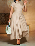 Women's Clothing 2025 Summer Fashion Temperament High-Waist Banquet Big Dress Elegant Evening African