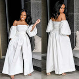 Woven Casual Attractive Off-shoulder Chest-wrapped