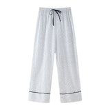 Spring Striped Shirt 2010782 Pajamas Style Trousers 3152406-Outfit