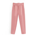 Office Ladies Long Sleeve Blazer + Trousers 2 Piece Set Blazer Suit Fashion Women's Pant Suit Simple Solid Color