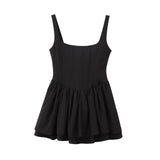 New Belly-Style Sleeveless Sling Short Dress 3067237-Outfit