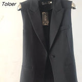 Women Outwear Popular Casual All-match Tender Ladies Solid Single Button Spring Fall Turn-down Collar Pockets Female