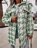 Print Long Blouse with