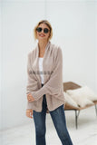 new style bat sleeve large size long knitted cardigan sweater women's jacket women's