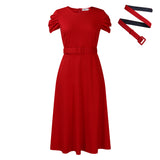 Women's 2025 Summer New Fashion Elegance Elegant Short Sleeve Irregular African