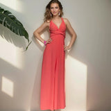 Style Multi-Wear Multi-Rope Cross-Back Sexy Bandage Dress Long Dress-Outfit