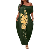 Women's Explosive Casual Dress Temperament Commuter Digital Print