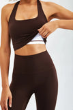 Workout Slim Fit Running Fitness Exercise Yoga Bra and Pants