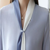 Mujer De Moda 2023 Loose Solid Women Tops and Blouses Elegant Long Sleeve Chiffon Shirt Vintage Women Clothing