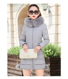 Warm Coat Women Long Parkas Fashion Faux Fur Hooded Womens Overcoat Casual Cotton Padded Jacket Mutil