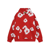 High Street Tide Card Letter Printed Loose Jeans Jacket Men's And Women's Same High Street Suit-Outfit