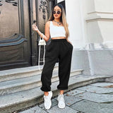 Sweatpants Casual Running Plus Size Baggy Jogger Sport Pants Fashion High Waist Wide Leg Trousers Streetwear Pencil
