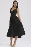 Summer New Body-Body Sling Dress Fashion Print V-Neck Temperament