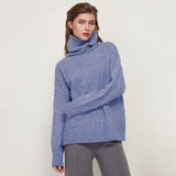 Women Autumn Winter Knitted Turtleneck Cashmere Sweater Female Spring Autumn Pullover Jumper Sweaters Casual Loose