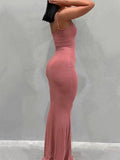 Solid Color Slim Maxi Slip
