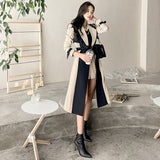 2025 Women's Wind Coat Korean Version Of The Long Coat Ebay Burst List