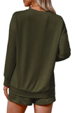 Graphic Dropped Shoulder Top and Shorts
