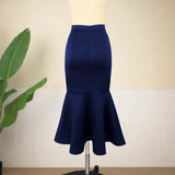 High-Waisted Comfortable Dress In Autumn 2025 Daily Commuting Style Slimy Fishtail Skirt