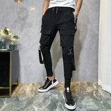 And Autumn Chao Brand Ins Super Hot Pants Male Korean Version Of Fashion Style Streamers Work Pants Casual Pants Harlan Pants Bf-Outfit