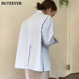 Vintage Back Split Women Blouses Shirts Elegant Single-breasted Female White Shirts 2020 Spring Summer Tops