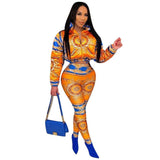 Bomber Cropped Puffer Jacket Colorful Bubble Coat and Leggings Sexy 2 Piece Sets Winter Clothes Womens Outfits