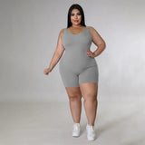 And American Plus Size Ribbed Sleeveless