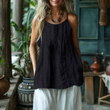 Shein Temu Cotton Leprosy Sling Vest New