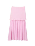 Summer New Temperament Fashion V-Neck Sleeveless Single-Claw Buckle Solid-Colored Vest Vest Women