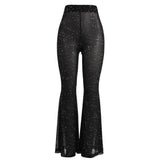 Internet Celebrities Street Leisure Light Gauze Perspective Highlight Long Trousers-Outfit