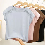 Cotton Summer Blouses Lace Batwing Sleeve Shirts Women Tops Solid Shirts Female Korean 2022 Casual Blusas