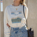 Cotton Sweatshirt 2022 Women Autumn Winter Clothing Graphic Pullover Hoodies Femme Fashion Streetwear Rock