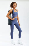 Workout Slim Fit Running Fitness Exercise Yoga Bra and Pants