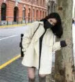 New Double-sided Woollen Cloth With Thin Waist, Medium Length Windbreaker With Fashionable Temperament, Women's Winter