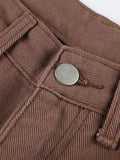 Corduroy Straight Leg Pants-Outfit
