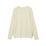 WOTWOY Autumn Winter Thickening Oversized Sweater Women Long Sleeve Casual Loose Pullovers Female Cashmere Solid Knitted