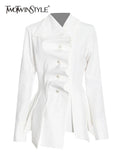 New Clothing For Female Patchwork Pearls Button V Neck Long Sleeve Ruffles Slim Blouses Female 2022 Spring