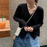 Women Knit Solid Simple Female See-through Sun Protection Long Sleeves Casual Summer Newest Popular Loose Elegant