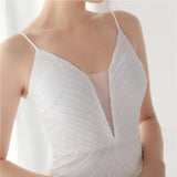 Shining Sequins V Neck Strapless Slim Formal Cocktail Party