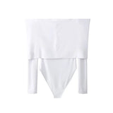 New Tricolor Shoulder-Length Long-Sleeved Jumpsuit 3905159-Outfit